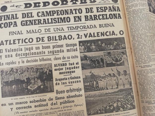 Página de LAS PROVINCIAS del 27 de junio de 1944.  