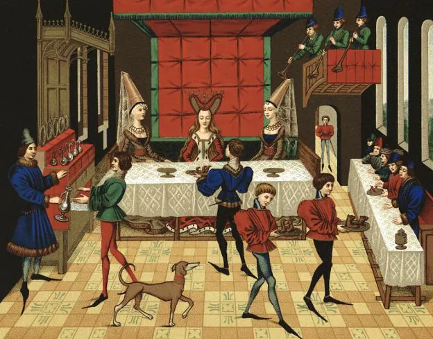 Banquete de Damas, s.XV. 