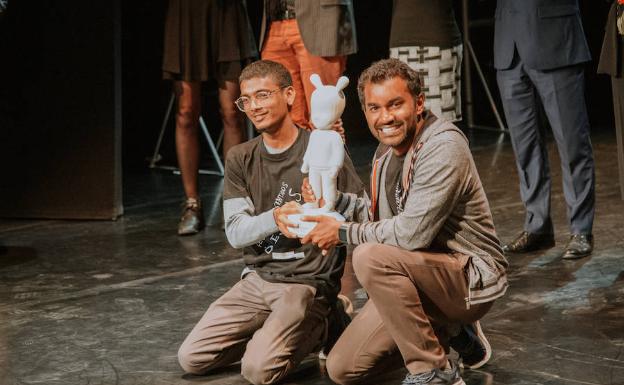 La compañía Purnendra Meshram, ganadora del certamen coreográfico del Festival 10 Sentidos. 