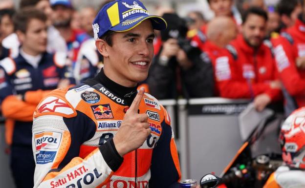 Marc Márquez, tras su vicotoria en el Gp de Francia.