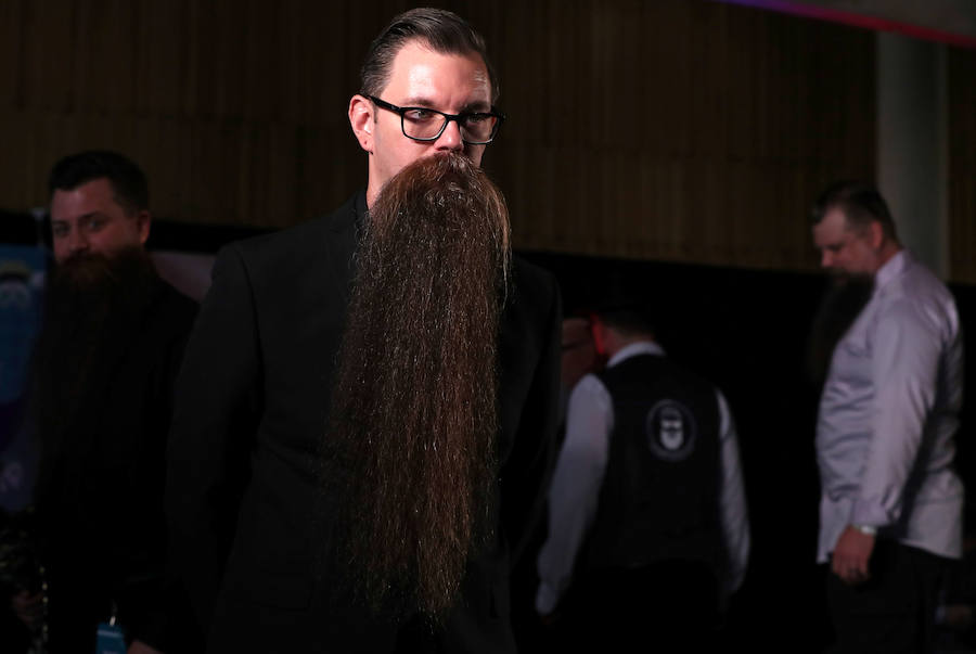 Bélgica acoge, un año más, su famoso torneo mundial de barbas y bigotes. La competencia internacional de tres días se lleva a cabo en la ciudad belga de Amberes. Este torneo, organizado por la Asociación Mundial de Barbas y Bigotes (WBMA, por sus siglas en inglés), reúne a hombres con los más insólitos bigotes y barbas de todo el mundo.