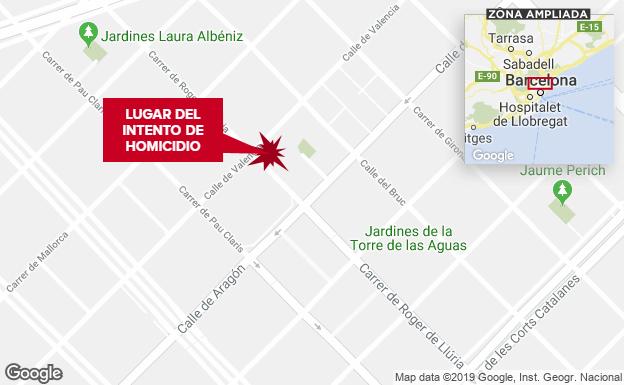 Un hombre, en estado crítico tras casi matar a su exmarido y saltar de un sexto piso en Barcelona