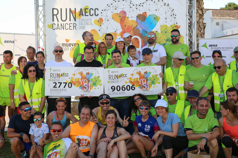 300 personas han participado en esta novedosa prueba dentro del Circuito RunCáncer - AECC Valencia 100% solidario.