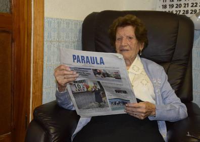 Imagen secundaria 1 - Clotilde Veniel, la valenciana de 107 años voluntaria de Cáritas que visita enfermos y recoge ropa