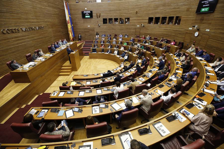 Fotos: Pleno de investidura de Ximo Puig en Les Corts