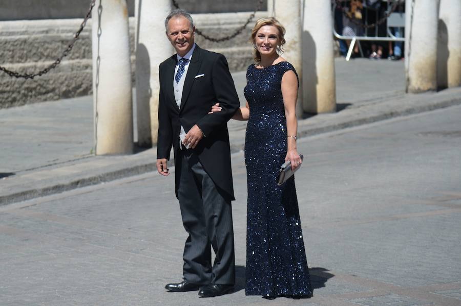 Joaquín Caparrós y su mujer.