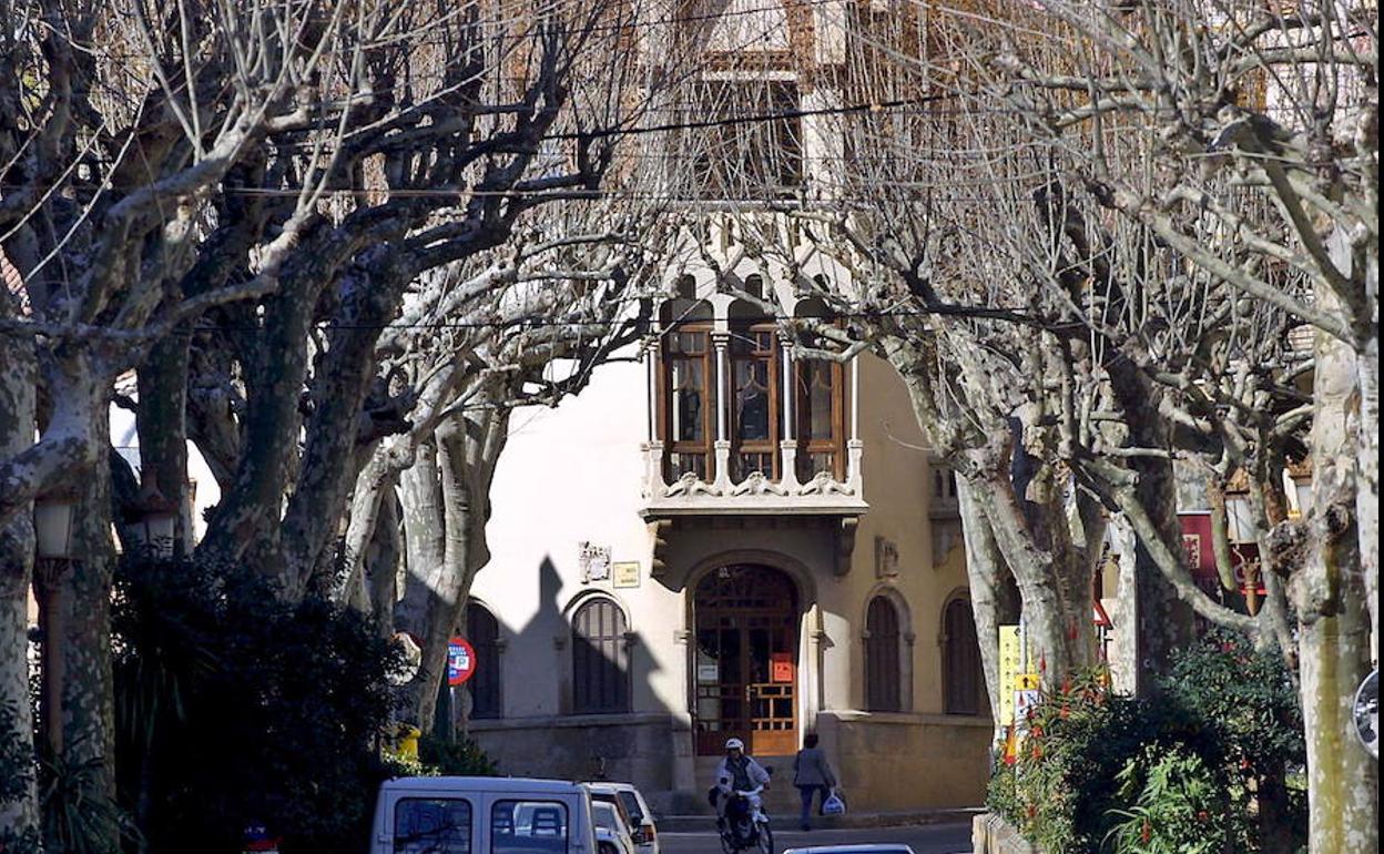 Una calle de Canet de Mar. 