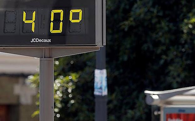 Valencia: 40 grados al sol. 