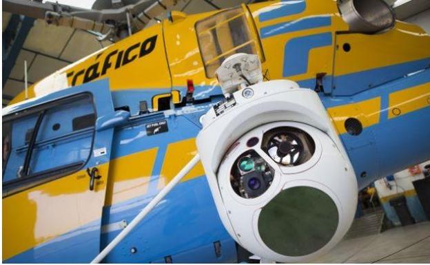 Radar del helicoptero Pegasus de la DGT. 