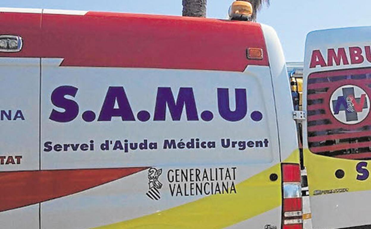 Un ambulancia del SAMU.