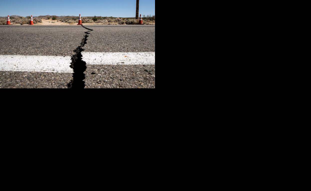 Efectos del terremoto en Los Ángeles.