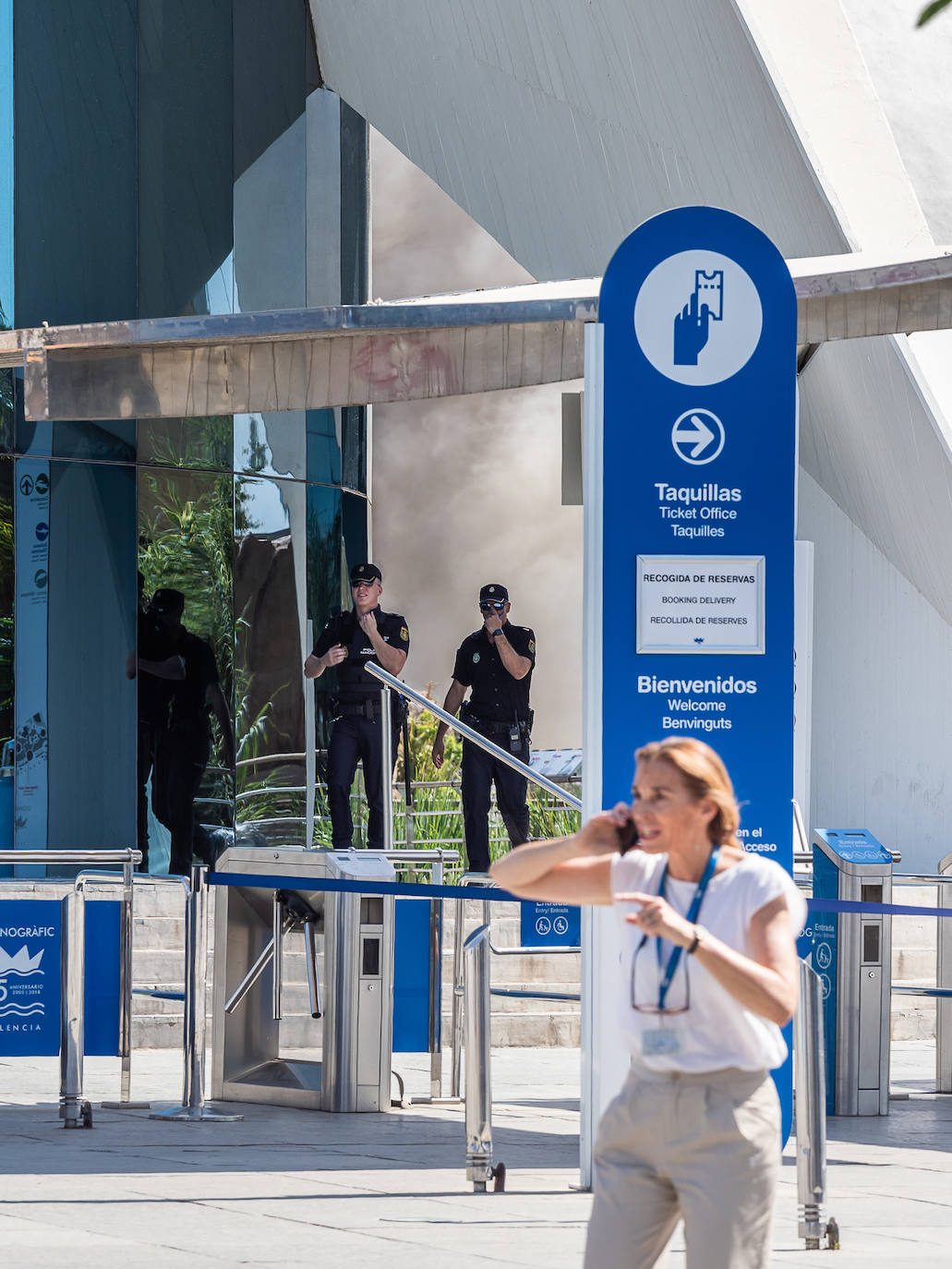 Fotos: Incendio en l&#039;Oceanogràfic de Valencia