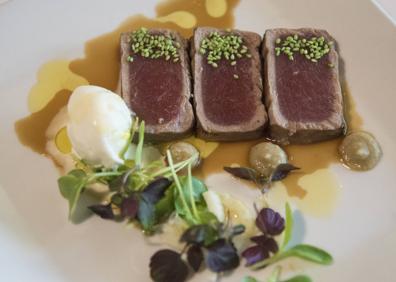 Imagen secundaria 1 - Algunos platos del menú del restaurante Sorolla en el Hotel Balneario de Las Arenas