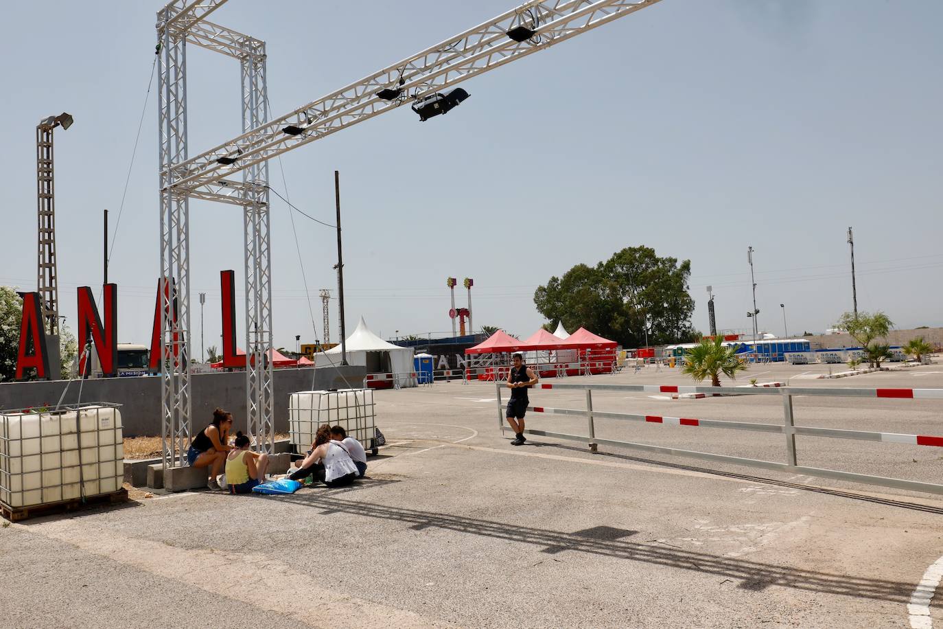 Fotos: Preparativos del festival Marenostrum 2019