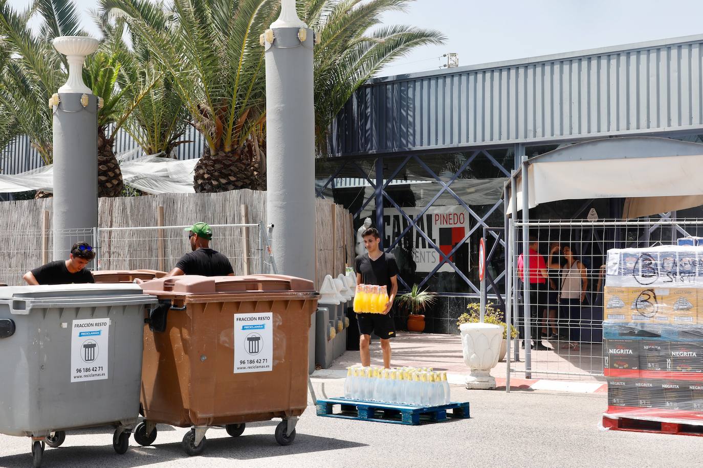 Fotos: Preparativos del festival Marenostrum 2019