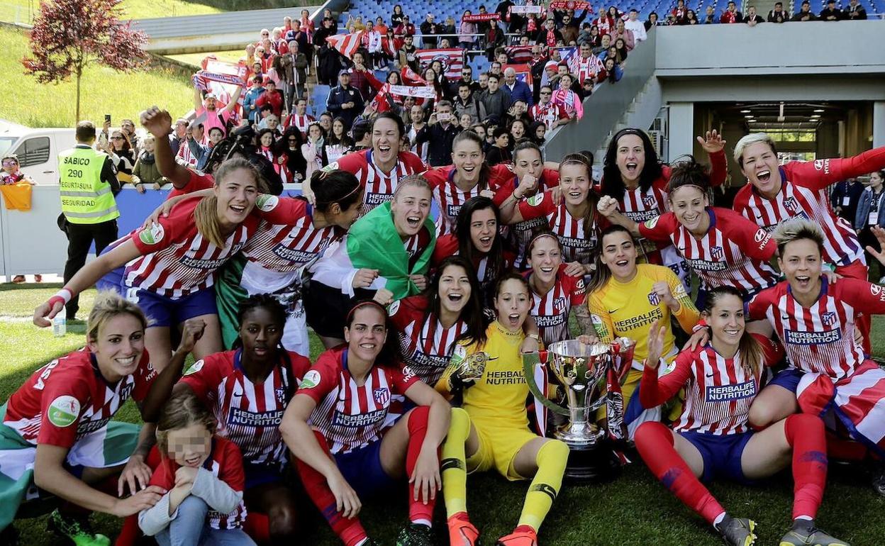 El Atlético de Madrid, último campeón de Liga. 