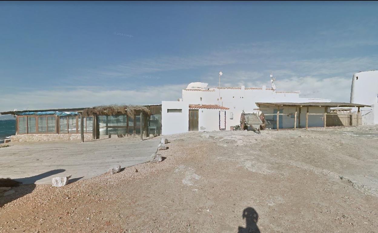 El restaurante de Formentera donde se produjeron los hechos. 