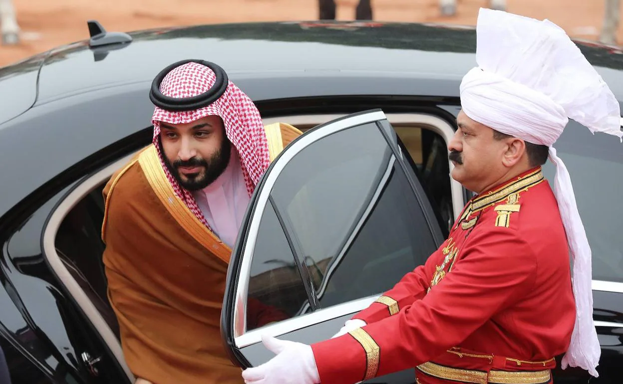 El príncipe Mohammed Bin Salman Bin Abdulaziz Al-Saud visita la India 