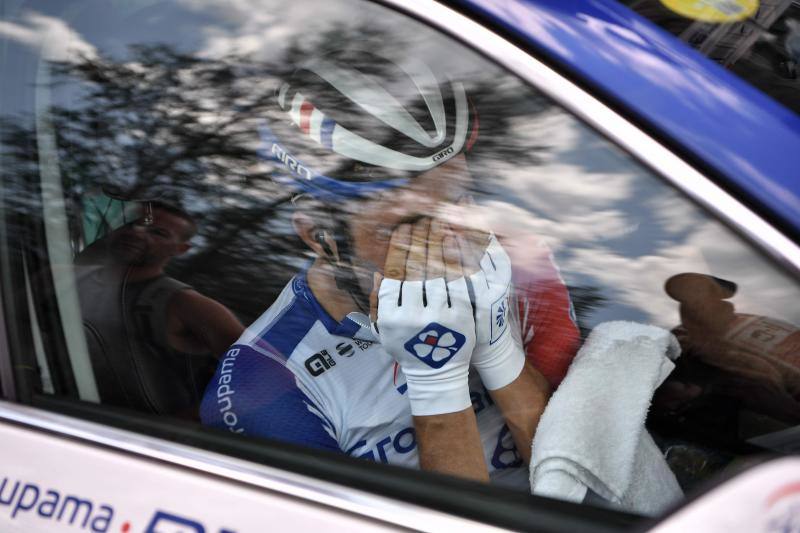 El corredor francés estaba a punto de subir al podio e incluso podía luchar por ganar el Tour 2019