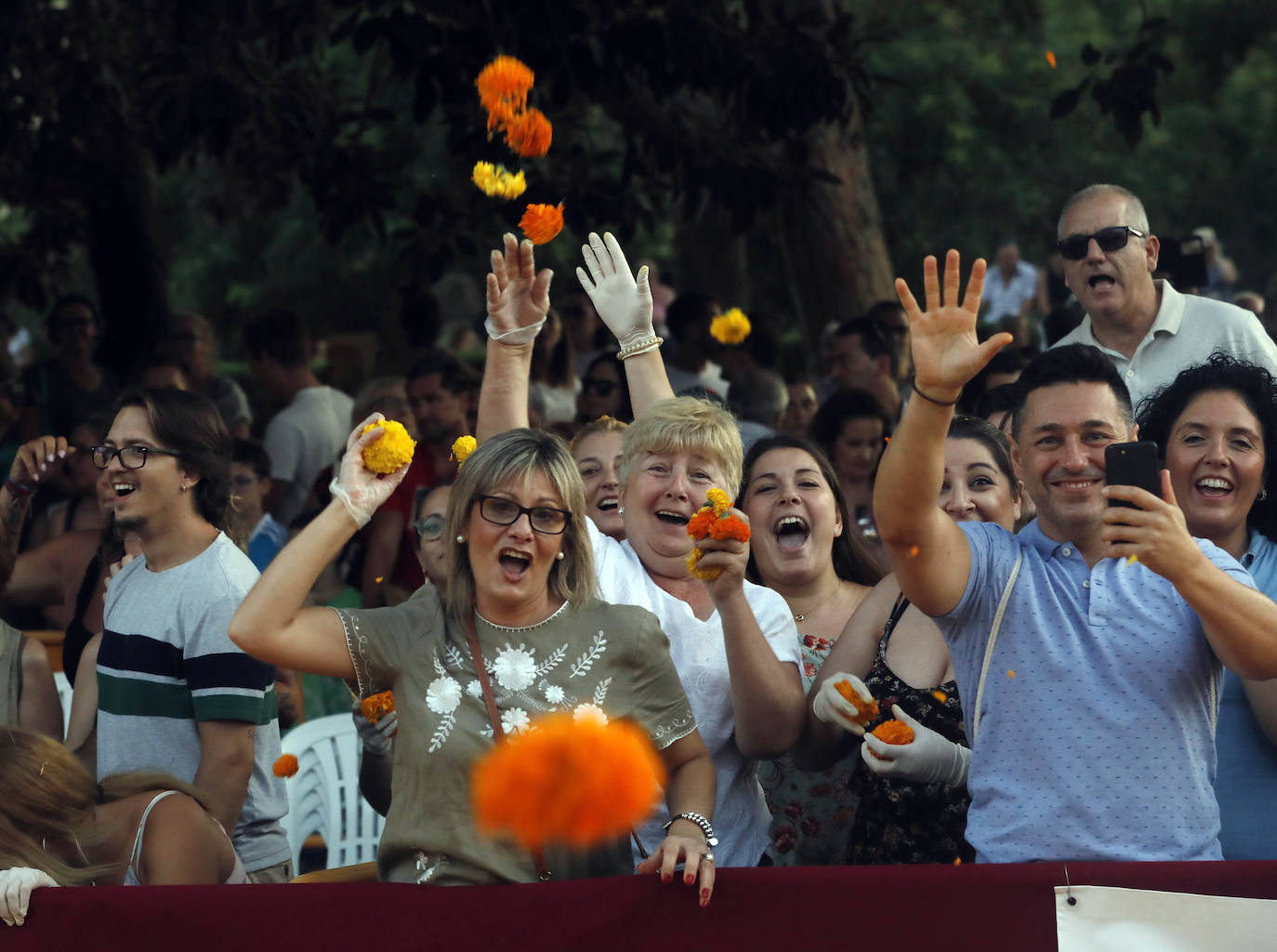 La ciudad despide la Feria de Julio con el más antiguo de sus festejos florales