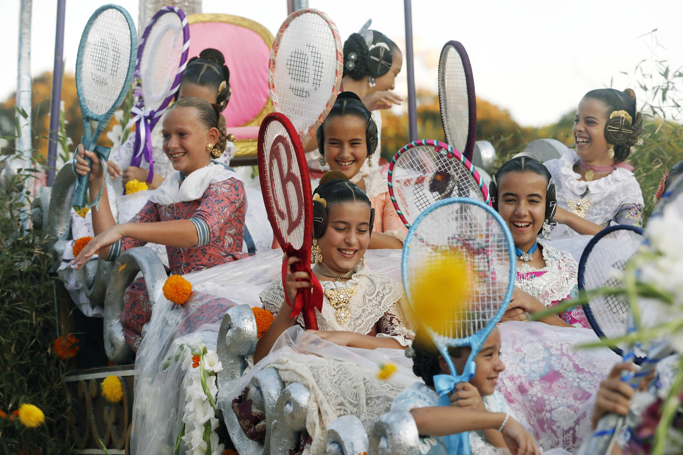 La ciudad despide la Feria de Julio con el más antiguo de sus festejos florales