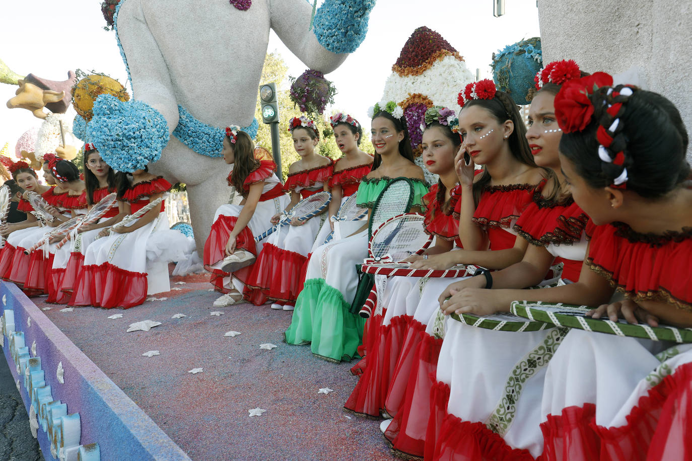 La ciudad despide la Feria de Julio con el más antiguo de sus festejos florales