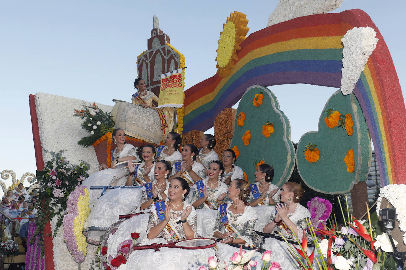 La ciudad despide la Feria de Julio con el más antiguo de sus festejos florales