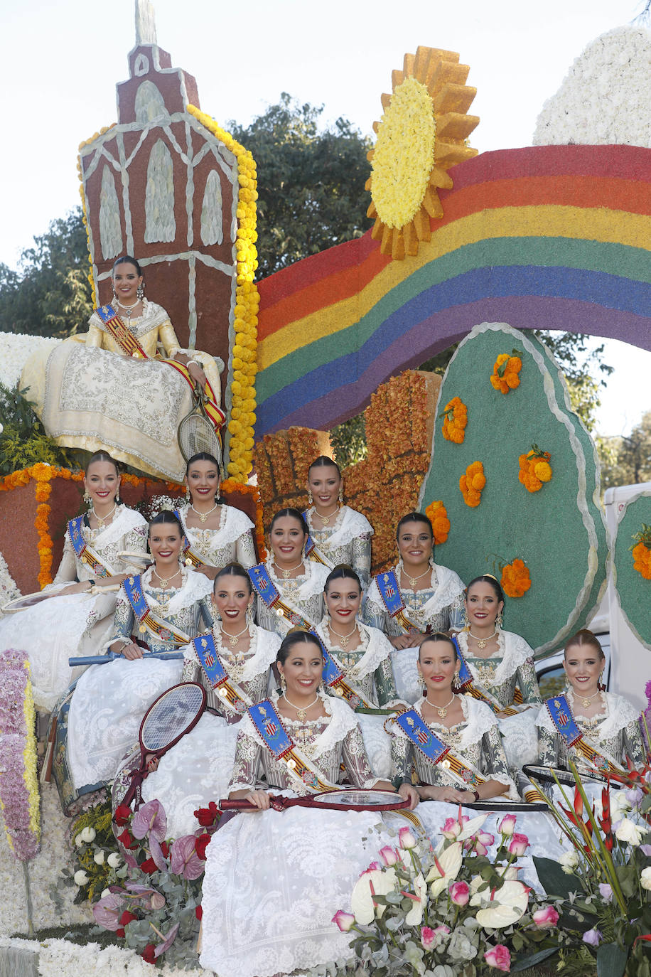 La ciudad despide la Feria de Julio con el más antiguo de sus festejos florales