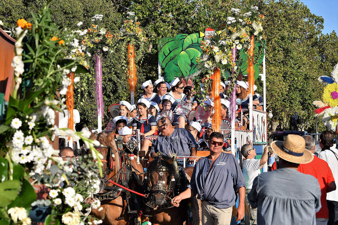 La ciudad despide la Feria de Julio con el más antiguo de sus festejos florales