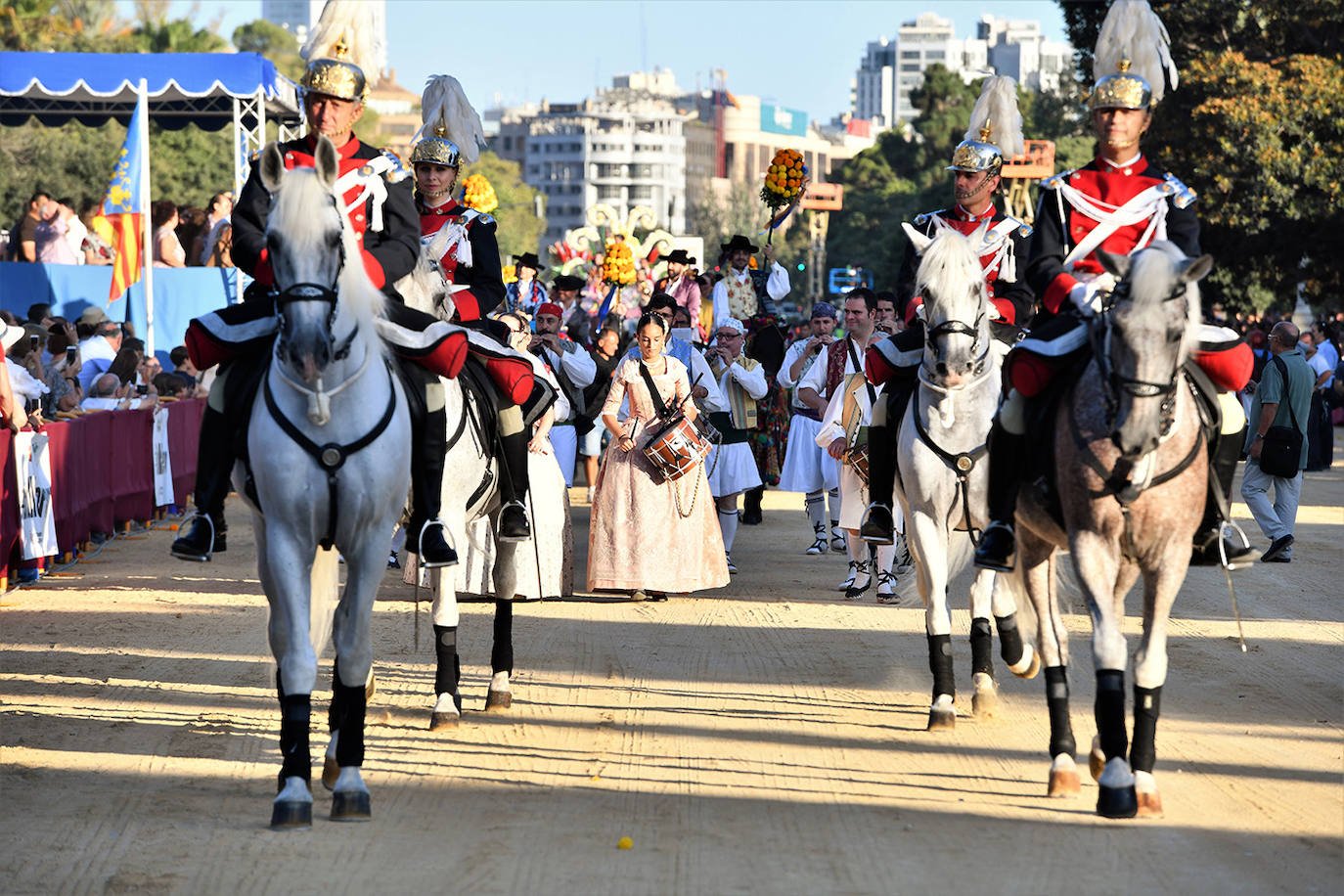 La ciudad despide la Feria de Julio con el más antiguo de sus festejos florales