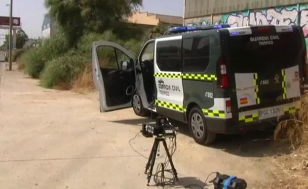 Un radar de la Guardia Civil de Tráfico. 