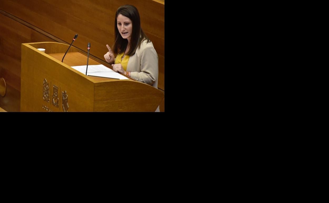 Ana Vega, portavoz de Vox en Les Corts Valencianes.