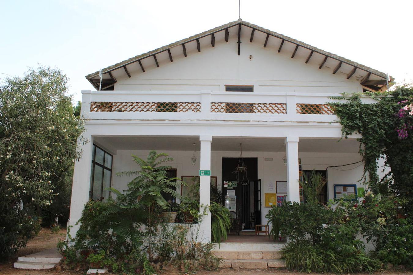 Residencia y recepción del camping.