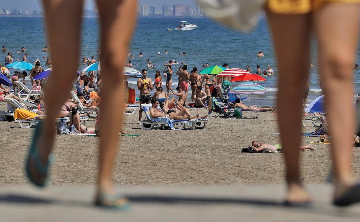 Playa de Las Arenas de Valencia. 