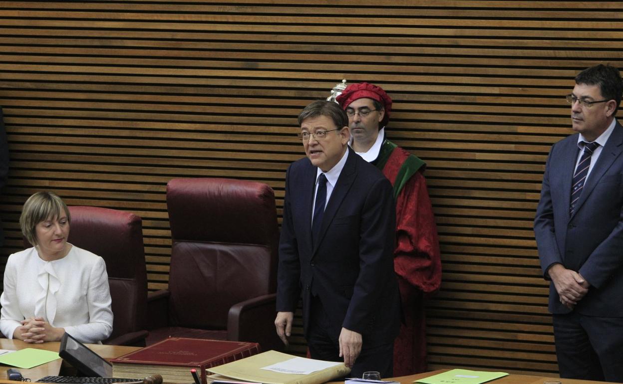 Ximo Puig, en su toma de posesión.