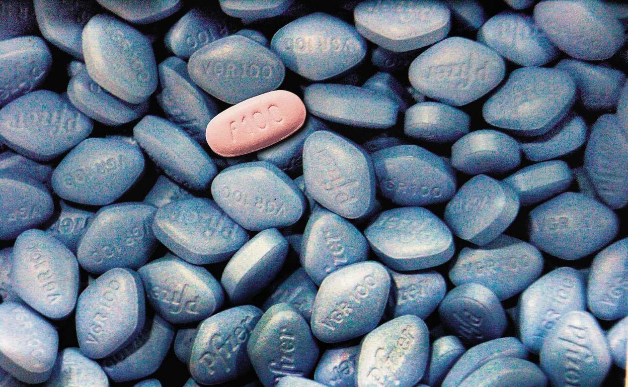 Pastillas de Viagra.