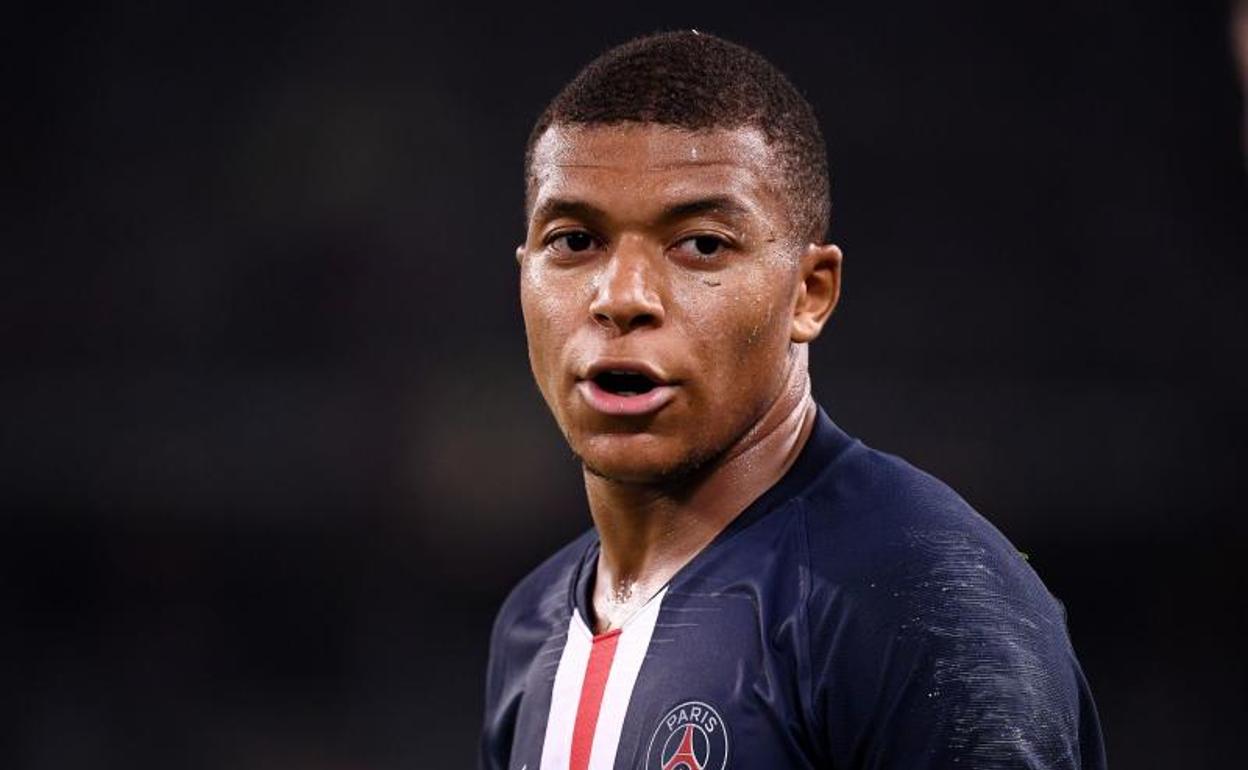 Kylian Mbappé, durante la disputa de la Supercopa de Francia. 