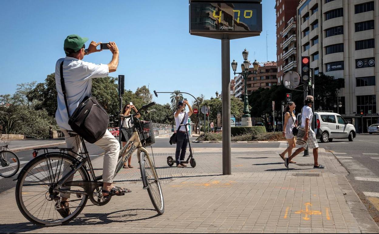 Termómetro en valencia.