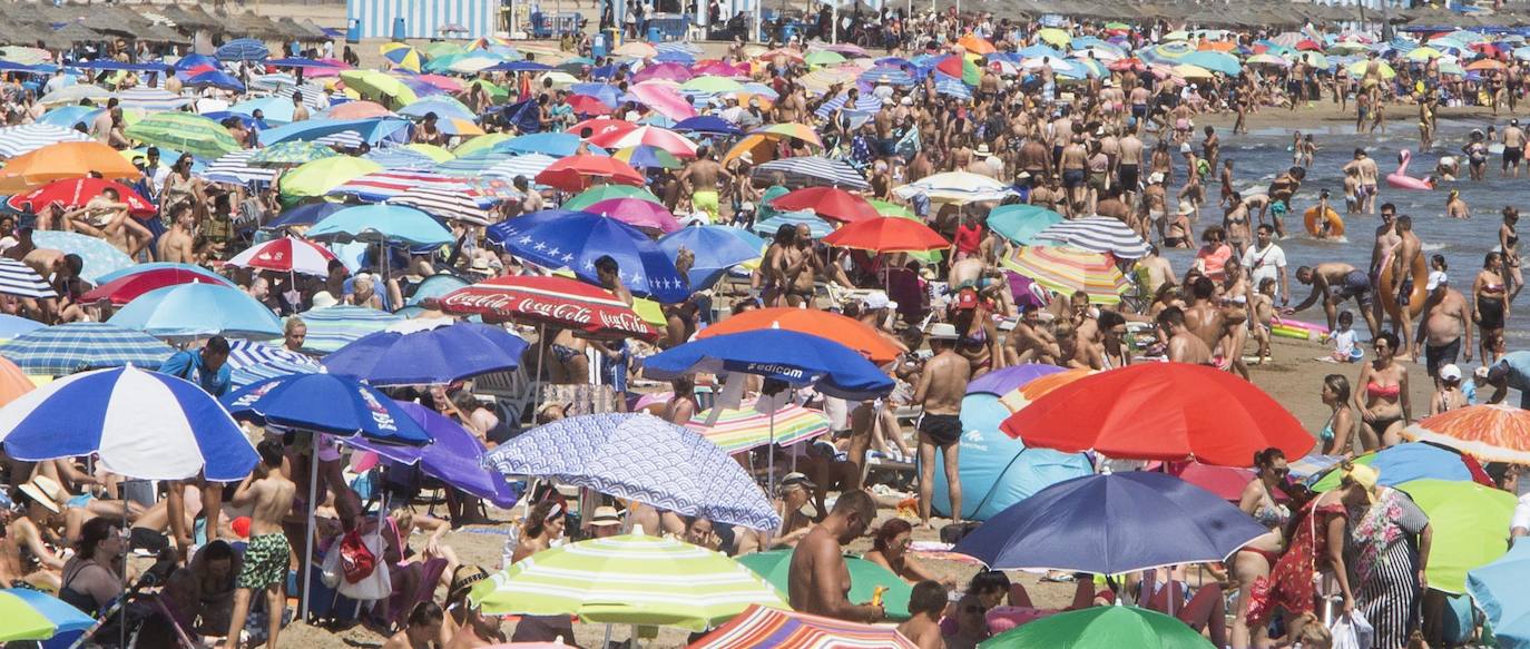 Valencia vive intensas jornadas de calor este fin de semana del 10 y 11 de agosto.