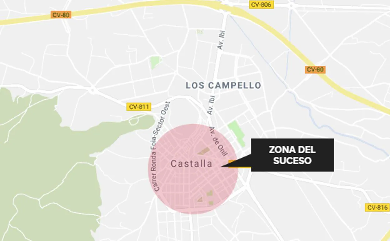 El atropello ha tenido lugar en la localidad de Castalla, en Alicante. 