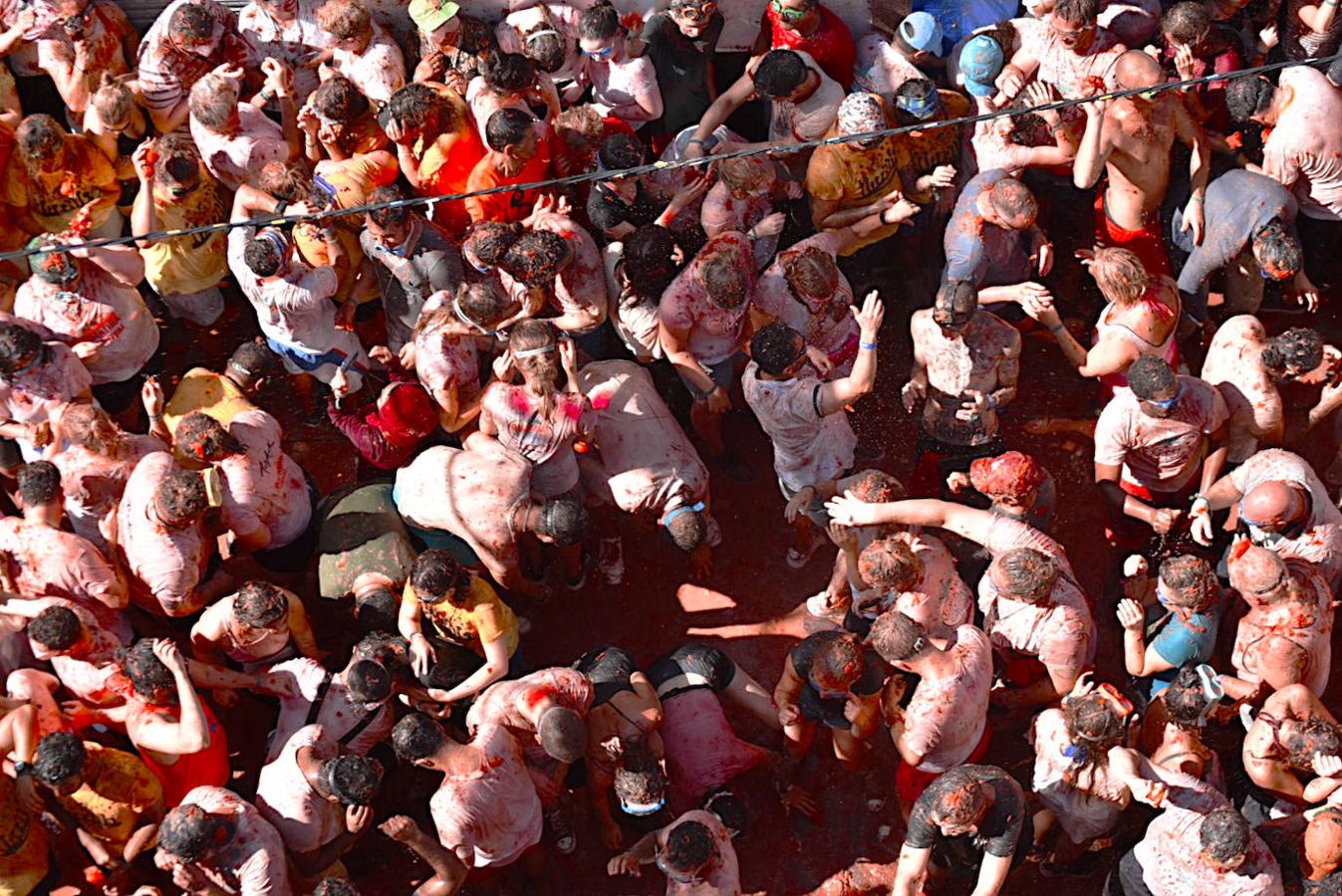Fotos: La Tomatina de Buñol 2019, en imágenes