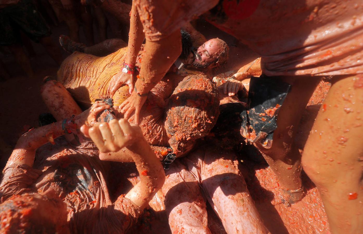 Fotos: La Tomatina de Buñol 2019, en imágenes