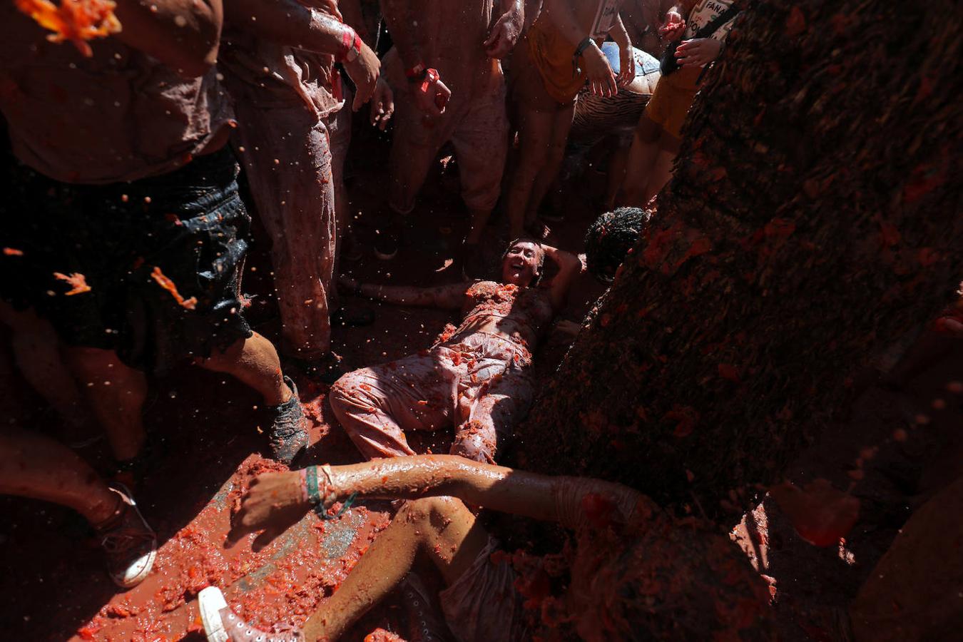 Fotos: La Tomatina de Buñol 2019, en imágenes