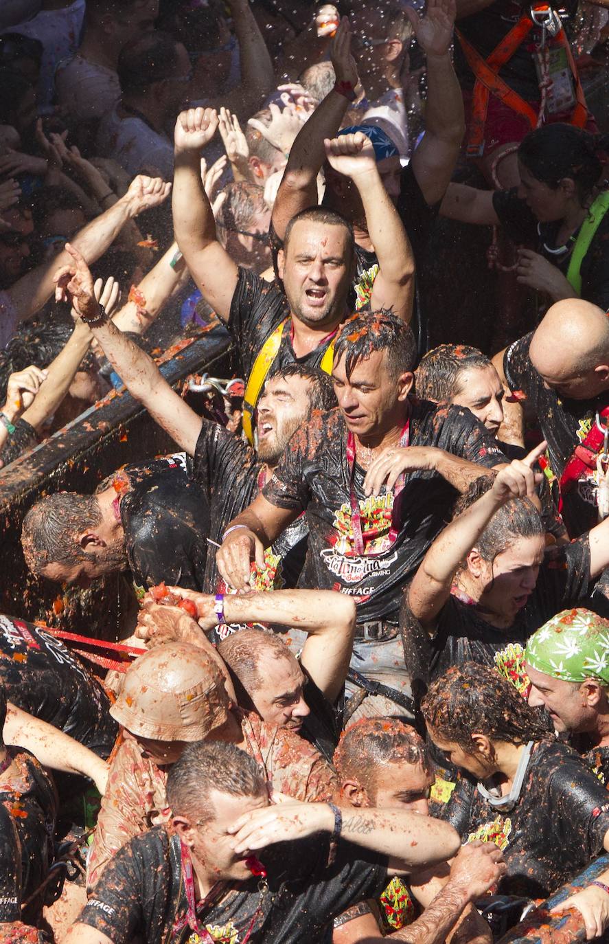 Fotos: La Tomatina de Buñol 2019, en imágenes