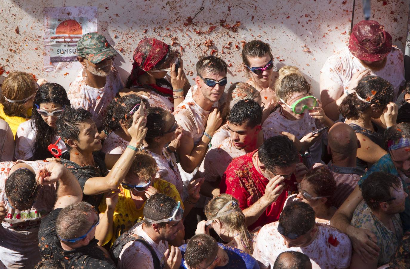 Fotos: La Tomatina de Buñol 2019, en imágenes