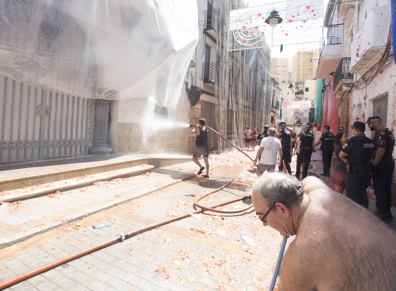 Fotos: La Tomatina de Buñol 2019, en imágenes