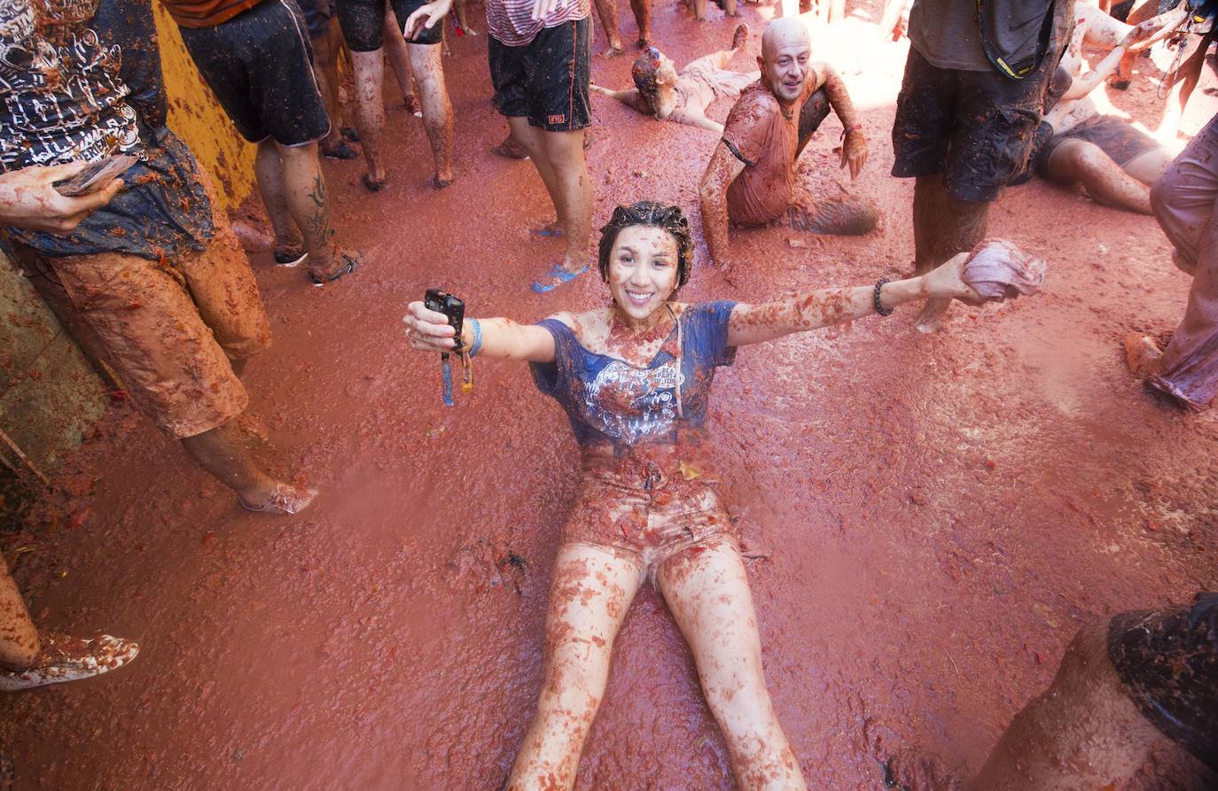 Fotos: La Tomatina de Buñol 2019, en imágenes