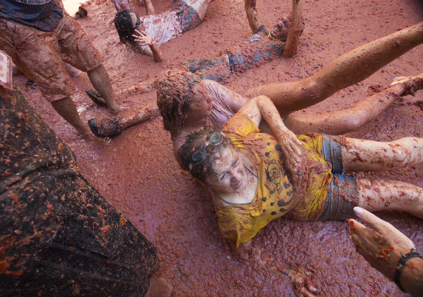 Fotos: La Tomatina de Buñol 2019, en imágenes