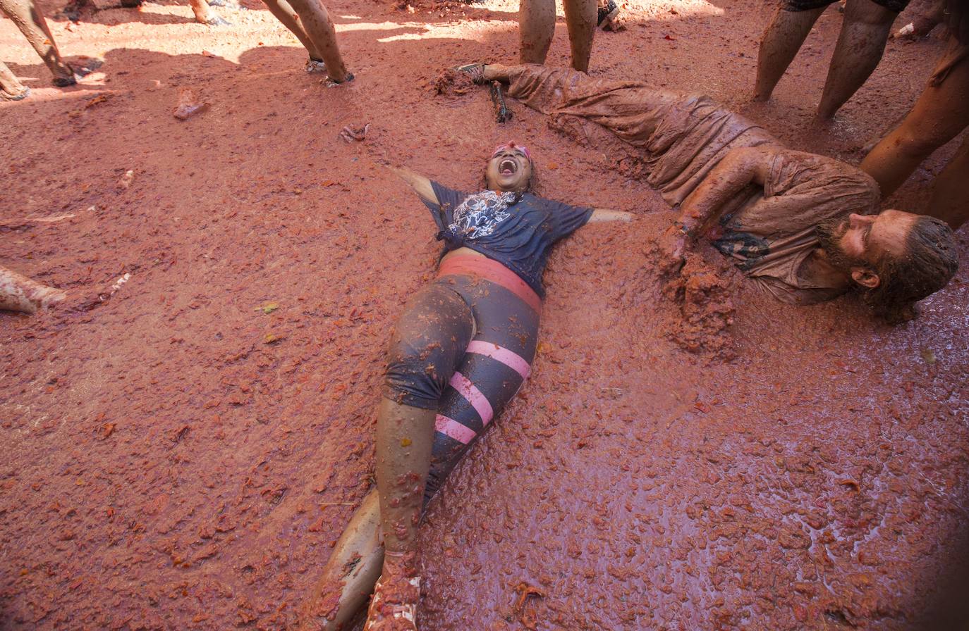 Fotos: La Tomatina de Buñol 2019, en imágenes