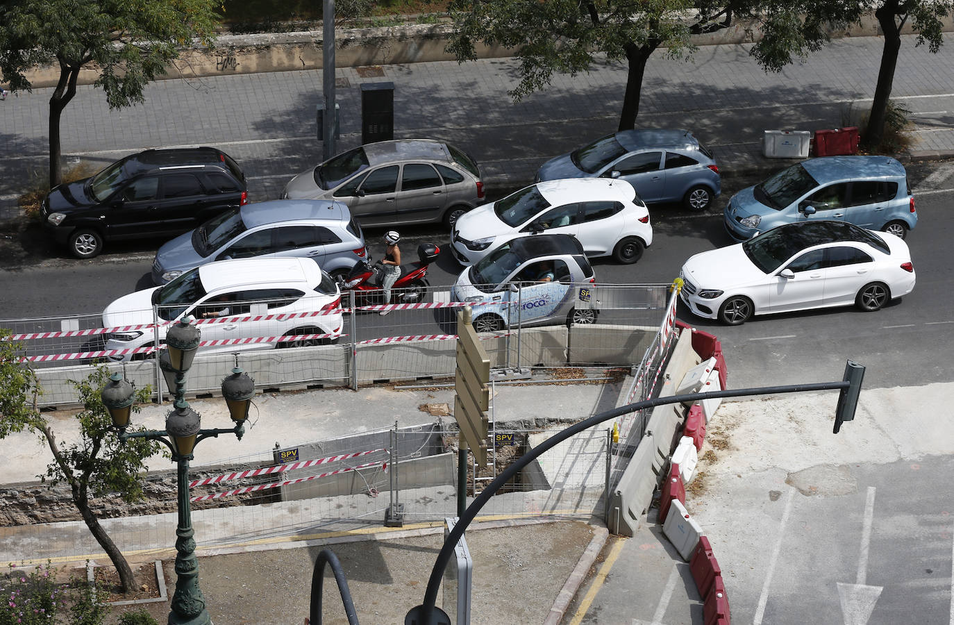 Atascos en Valencia tras la vuelta de las vacaciones
